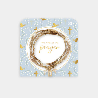 Wrapped in Prayer Bracelet - Natural