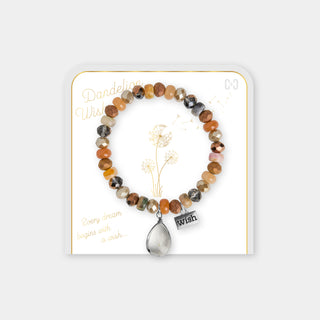 Dandelion Wish Bracelet - Earth Tones