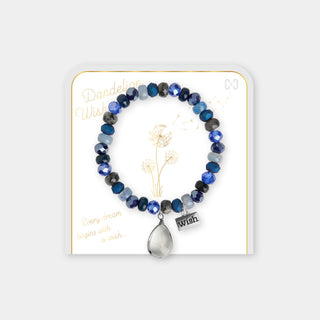 Dandelion Wish Bracelet - Blue