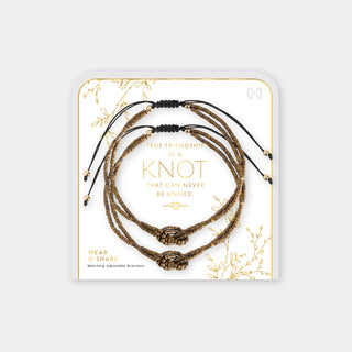 Wear + Share Friendship Bracelet - Brown