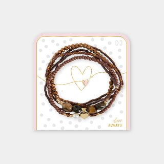 Love Always Bracelet - Brown