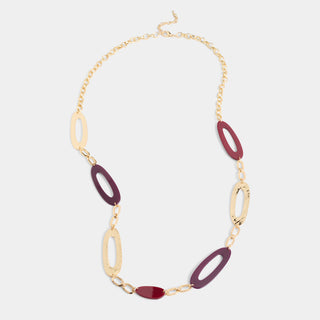 Ellen Necklace - Plum