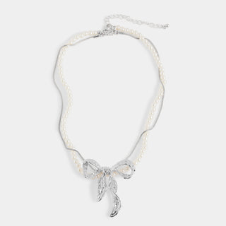 Pilar Necklace - Silver