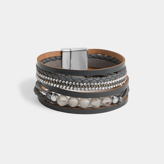 Polly Magnetic Bracelet - Grey