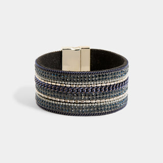 Annette Magnetic Bracelet - Dark Blue