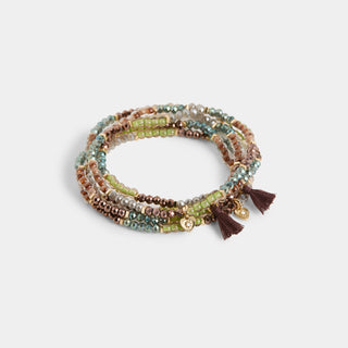 Anavia Bracelet - Green/Brown
