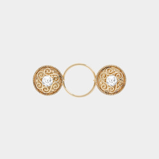Embrace Patented Fashion Fastener - Swirl Jewel