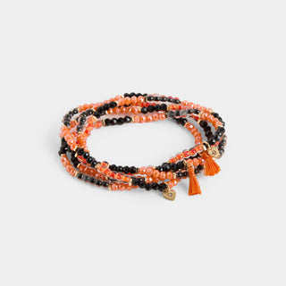 Hallows Eve Bracelet - Orange/Black