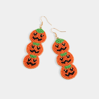 Stack-O-Lantern Earring - Orange