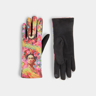 Journey's End Touchscreen Gloves - Colorful Woman