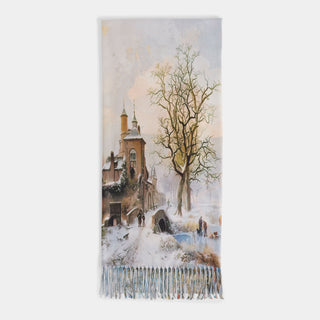 Scenic 2-in-1 Scarf - Watercolor River