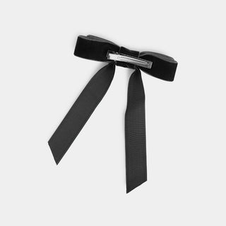 Velvet Bow Hair Clip