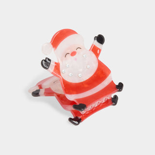 Santa Hair Clip - Red