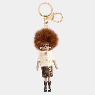 Darling Divas Bag Charm + Key Fob - Camie
