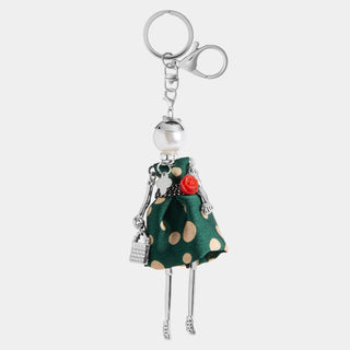 Charming Ladies Key Fob + Bag Charm - Pilar