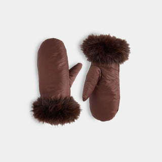 Below Zero Mitten - Chocolate