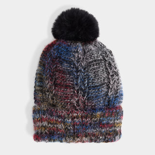 Winter Solstice Knit Hat - Black Multi