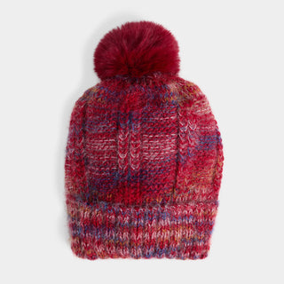 Winter Solstice Knit Hat - Red Multi
