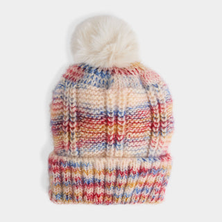 Winter Solstice Knit Hat - Winter White Multi