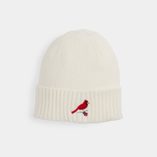 Cardinal Knit Beanie - Winter White