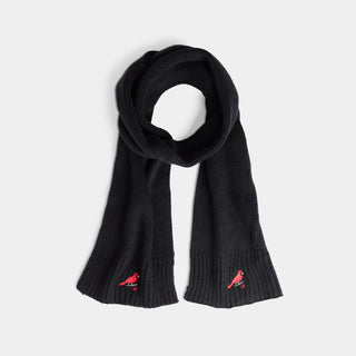 Cardinal Knit Scarf - Black