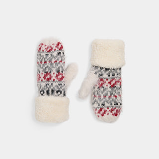 Powder Ridge Mittens - Winter White