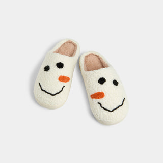 Happy Feet Slippers - Snowman