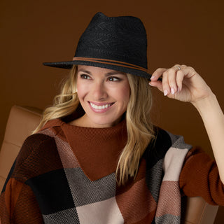 Knot Belt Ranch Hat - Black