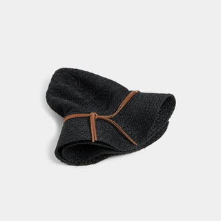 Horizon Stripe Sherpa Bucket Hat - Black