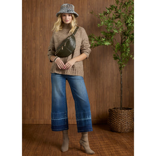 Presley Textured Sling + Belt Bag - Olive