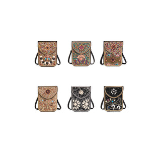 Artisan Beaded Crossbody Assortment Pack - Mixed