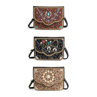 Artisan Beaded Envelope Crossbody Assortment Pack - Mixed