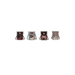 Artisan Beaded Holiday Crossbody Assortment Pack - Mixed