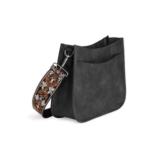 Alma Saddle Crossbody - Black