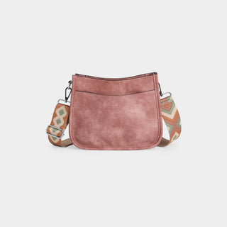 Alma Saddle Crossbody - Dusty Rose