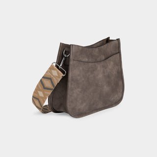 Alma Saddle Crossbody - Dark Grey