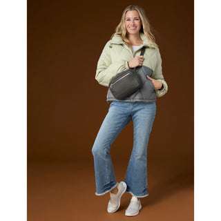 Trixie Sling + Crossbody Bag - Grey