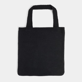 You Are Loved Knit Shopper Tote - Black