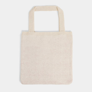 You Are Loved Knit Shopper Tote - Cream