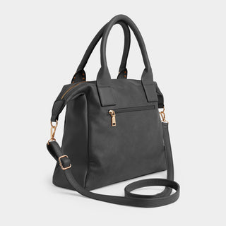 Gia Tote + Crossbody - Black