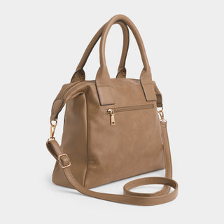 Gia Tote + Crossbody - Tan