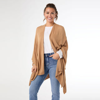Kiara Lightweight Wrap - Taupe