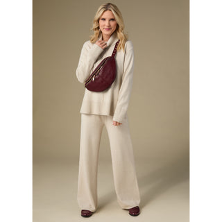 Heavenly-Luxe Wide Leg Bottoms - Oatmeal