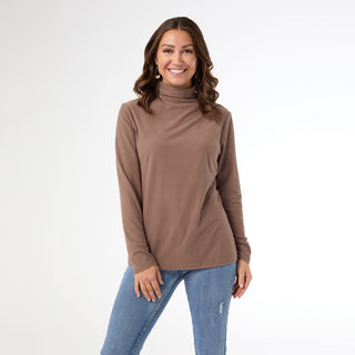 Reign Long Sleeve Turtleneck - Mushroom