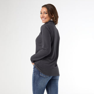 Reign Long Sleeve Turtleneck - Charcoal