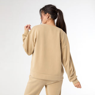 Hilarie V-Neck Top - Camel