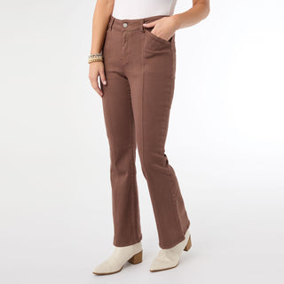 Natalie Flare Pant - Chocolate