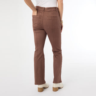 Natalie Flare Pant - Chocolate