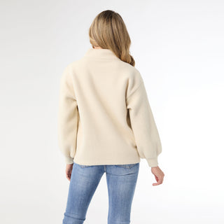 Harvey Soft Brushed Shacket - Cream
