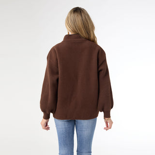 Harvey Soft Brushed Shacket - Chocolate